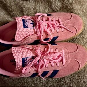 Adidas Gazelle Bold Pink Sneakers size 8.5